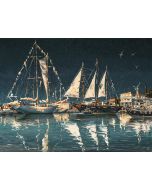 Tavla Canvas 60x80 Boats