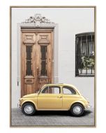Framed Canvas 50x70 Oak Italian Car