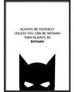 Poster 30x40 Barnmotiv Batman (planpackad)